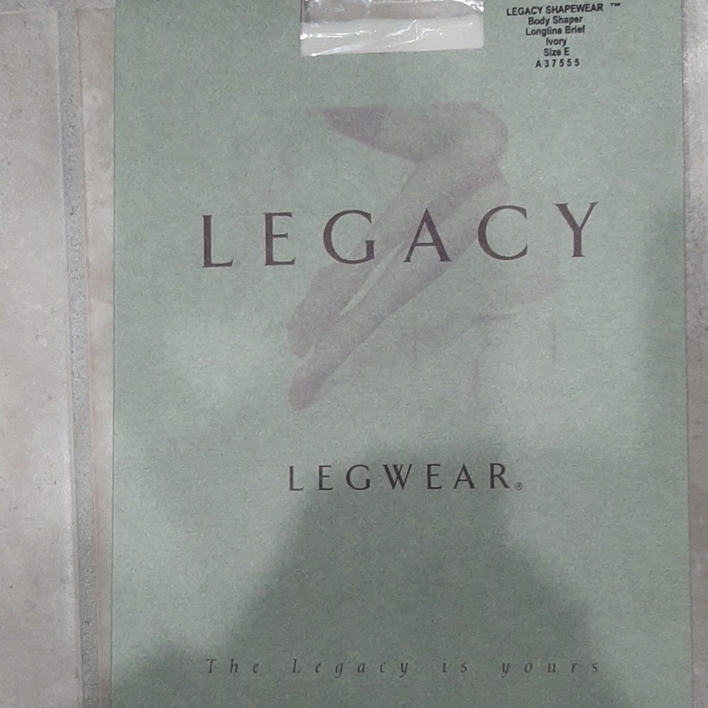 Legacy body shaper longline brief. Ivory